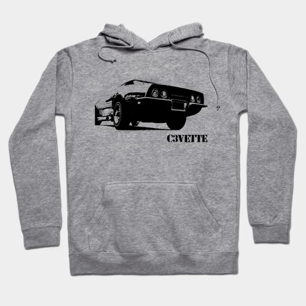 Corvette C3 Hoodie by hottehue